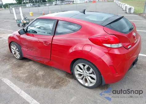 2013 Hyundai Veloster Base W/Gray from USA, damaged, VIN KMHTC6ADXDU092804